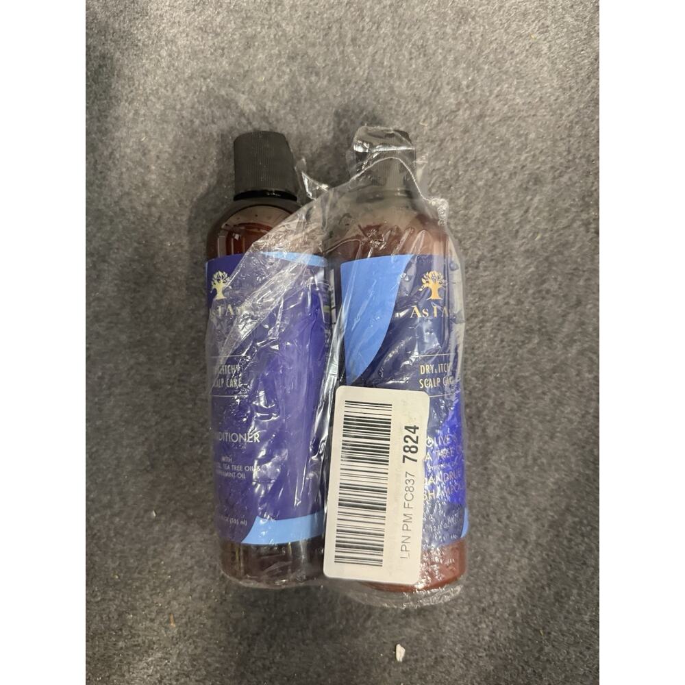 As I Am Dry Itchy Scalp Care Olive Tea Tree Oil Dandruff Shampoo & Conditioner